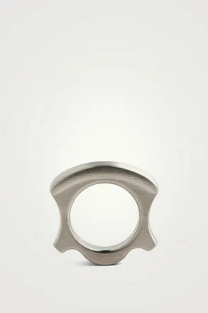 Givenchy G Can Silvery Ring_Silvery, Brand Size 54 (US Size 44)