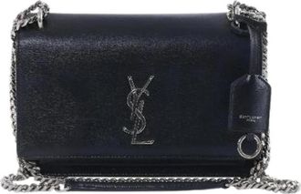 Saint Laurent Pre-owned Sunset Schoudertas - Dames - Vintage Schoudertas - Zwart - ONE Size - Leer - Vintage
