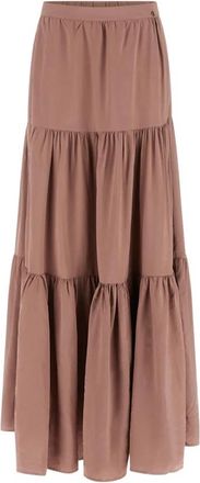 Guess Maxi Rok - Dames - Maxi Rokken - Bruin - S - Rokken
