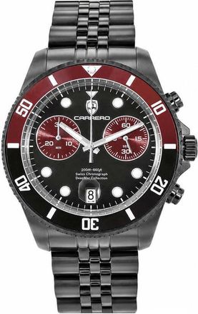 Torino Carrero Deepmar Chronograph Quartz Black Dial Mens Watch C1B6644-BKPU