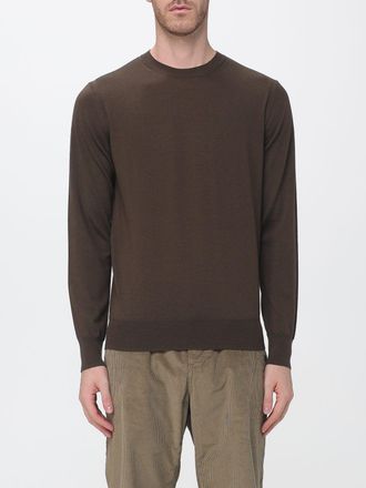 Paolo Pecora High-Neck Merino Wool Zip Cardigan with Pockets