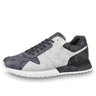 Louis Vuitton Run Away Sneakers White Monogram Ice and Dark Gray Monogram 1A8UZJ