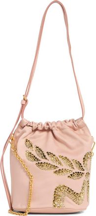 MCM Himmel Laurel Drawstring Bucket Bag in Blossom Pink at Nordstrom Rack