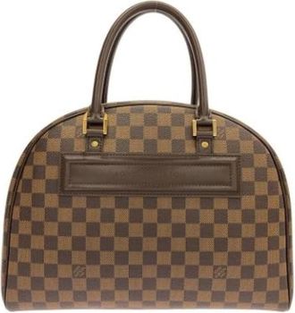 Louis Vuitton Pre-owned Damier Handtas - Dames - Vintage Handtas - Bruin - ONE Size - Leer - Vintage