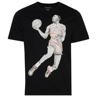 Nike Jordan Mens Brand Dot MJ Short Sleeve T-Shirt - - Sail / Black Size 3XL
