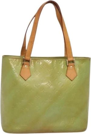 Louis Vuitton Tweedehands leren Louis Vuitton tassen - Dames - Vintage Shopper - Groen - ONE Size - Vintage