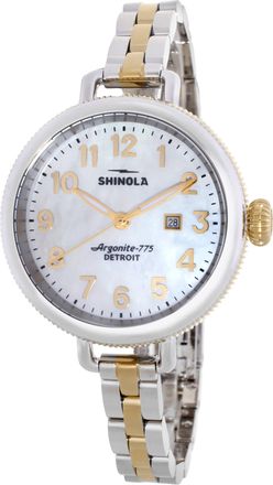 Shinola Birdy Quartz White Dial Ladies Watch S0120077932