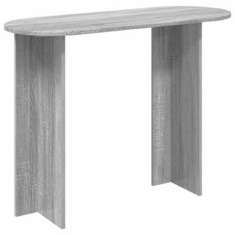vidaXL Mesa Consola Con Almacenamiento Gris Sonoma 100 X 39,5 X 75 Cm Vidaxl