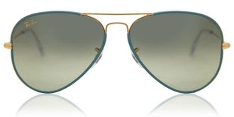 Ray-Ban RB3025JM Aviator Full Color 9196BH Mens Sunglasses Blue Size 58