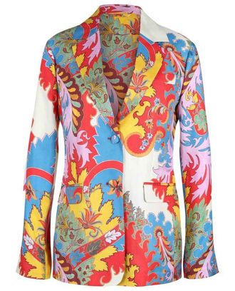 Etro Seidenblazer mit Paisley-Print