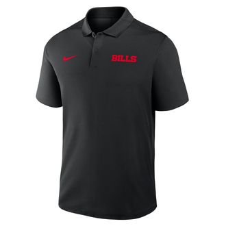 Nike Buffalo Bills Wordmark Victory Nike Mens Dri-FIT NFL Polo in Black | 035800A81-P3P