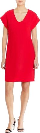 Amanda Uprichard Colson Dress In Scarlet