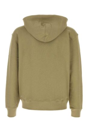 Kenzo Mens Olive Green Cotton Sweatshirt Khaki Exterior: Felpe Sweater