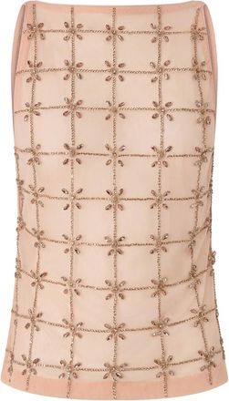 Pinko Crystal-embellished Sleeveless Top
