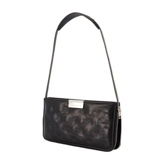 Alexander Wang Siren Leather Shoulder Bag - Black