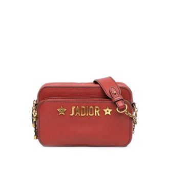 Dior Pre-owned Cross Body Bags, female, Red, Size: ONE SIZE Pre-owned Vintage Crossbody Bag