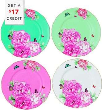 Royal Albert Miranda Kerr For Royal Albert Friendship Plates (Set Of 4) With $17 Credit