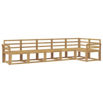 vidaXL Conjunto De Sof&aacute;s De Exterior 6 Pcs Blanco Vidaxl