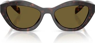Prada Sunglasses Pra02 S 17 N09 Z Root Tortoiseshell/Dark Brown Unisex