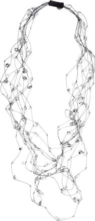 Maria Calderara Collana con cristalli - Nero