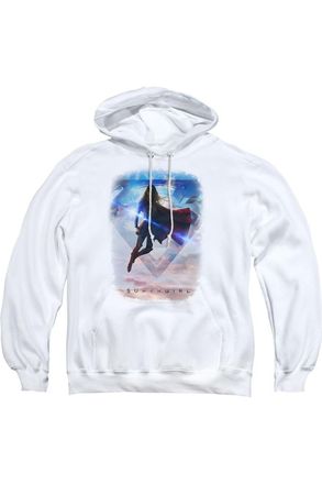 Gildan Supergirl Endless Sky Adult Pull Over Hoodie / Hooded Sweatshirt