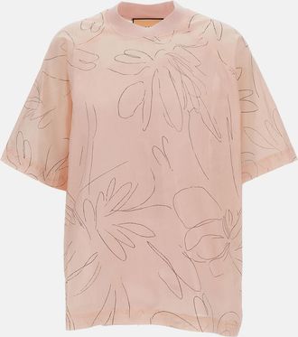 Plan C Top Maniche Corte In Cotone