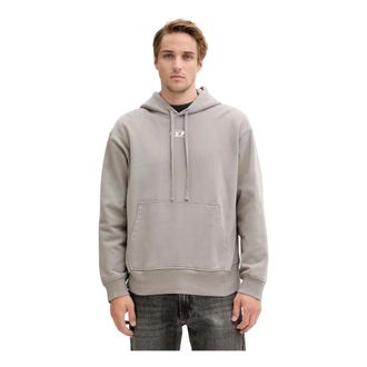 Diesel Hoodies & sweatvesten, Heren, Grijs, M, Katoen, S-Macs-Hood-Od
