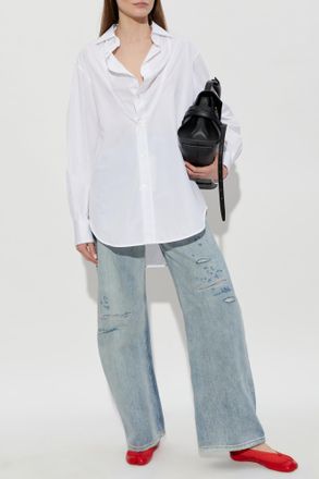 Maison Margiela Cotton Shirt, Womens, White