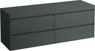 Laufen Lani Encimera De Lavabo Gris Tr&aacute;fico Incl. Mueble Bajo - Laufen