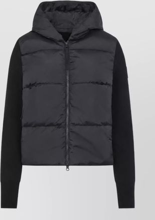 Canada Goose down slim-fit quilted hoodie