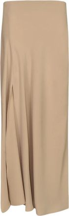 P.A.R.O.S.H. Maxi Rok - Dames - Maxi Rokken - Bruin - M - Rokken