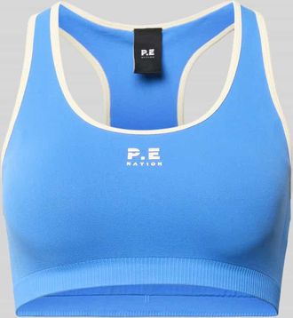 P.E Nation Sport-BH mit Logo-Print und Low Support in Royal, Gr&ouml;&szlig;e XS