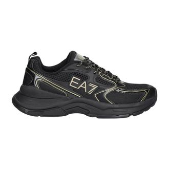 Emporio Armani Predator Sneaker - Heren - Sneakers - Zwart - 44 2/3 EU - Schoenen