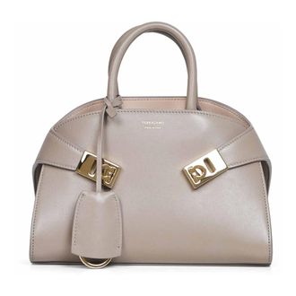 Ferragamo Handbags, female, Pink, Size: ONE SIZE Hug Mini Bag