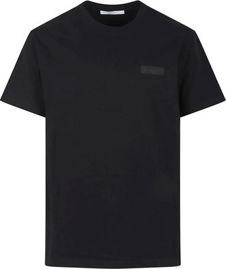 Givenchy T-Shirts, male, Black, Size: S Logo Patch T-Shirt