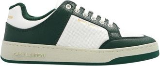 Saint Laurent Sl/61 sneakers - Heren - Sneakers - Groen - 41 EU - Leer - Schoenen