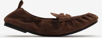 Burberry Suede Fawn Loafers