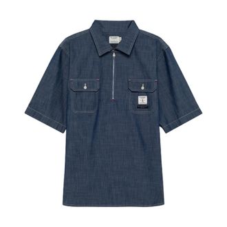 Roy Rogers Hombre, Camisas, Azul, Talla: L