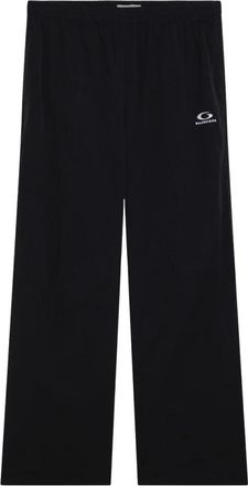 Balenciaga Wide Trousers, male, Black, Size: M Technical Tracksuit Pants