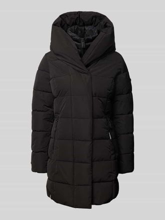 Khujo Steppjacke mit Kapuze in Black, Gr&ouml;&szlig;e S