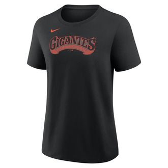 Nike Willy Adames San Francisco Giants Nike Womens MLB T-Shirt in Black | 01K900AGI9-4YR