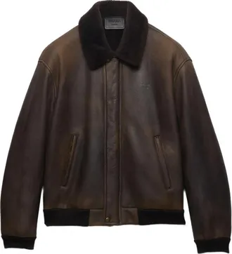 Prada Shearling Bomber Jacket
