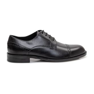 HUGO BOSS Hugo, Business Shoes, male, Black, Size: 11 US Lace Ups