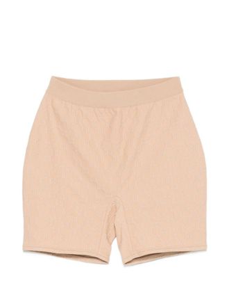Gucci Beige Textured Logo Short