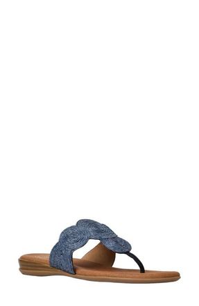 Andr&eacute; Assous Nikky Featherweights Flip Flop in Navy at Nordstrom, Size 11