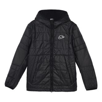 Nike Sportswear Synthetic-Fill Cotton Clothes Mens Black CU4423-010