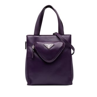 Prada Pre-owned Prada Nappa Front Pocket Satchel Ladies E793JDXQLW4XPCGK