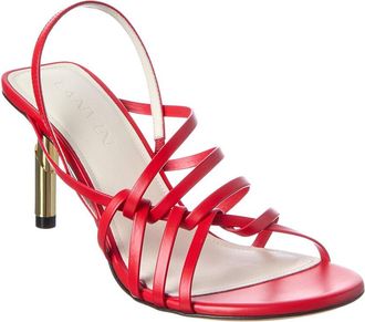 Lanvin Sequence Leather Sandal
