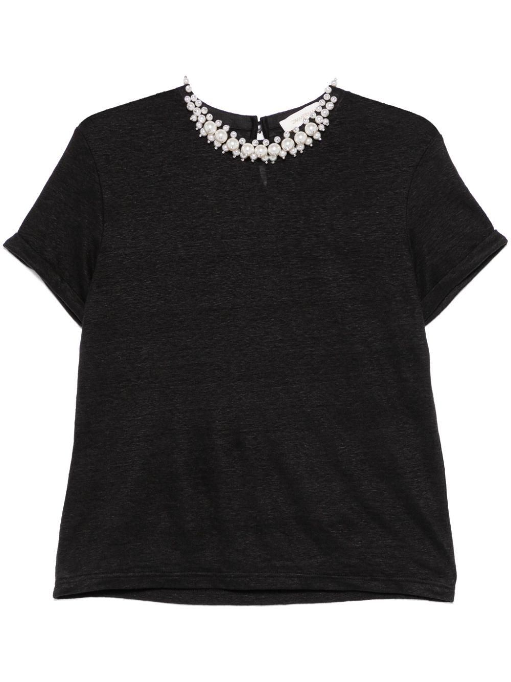 Tシャツ・カットソー ZIMMERMANN Women Tops 4245TSS251 BLACK T-shirts - Tops - Clothing - Ready to Wear