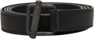 Bottega Veneta Pre-owned Standard Belt - Dames - Vintage Accessoires - Zwart - ONE Size - Leer - Vintage